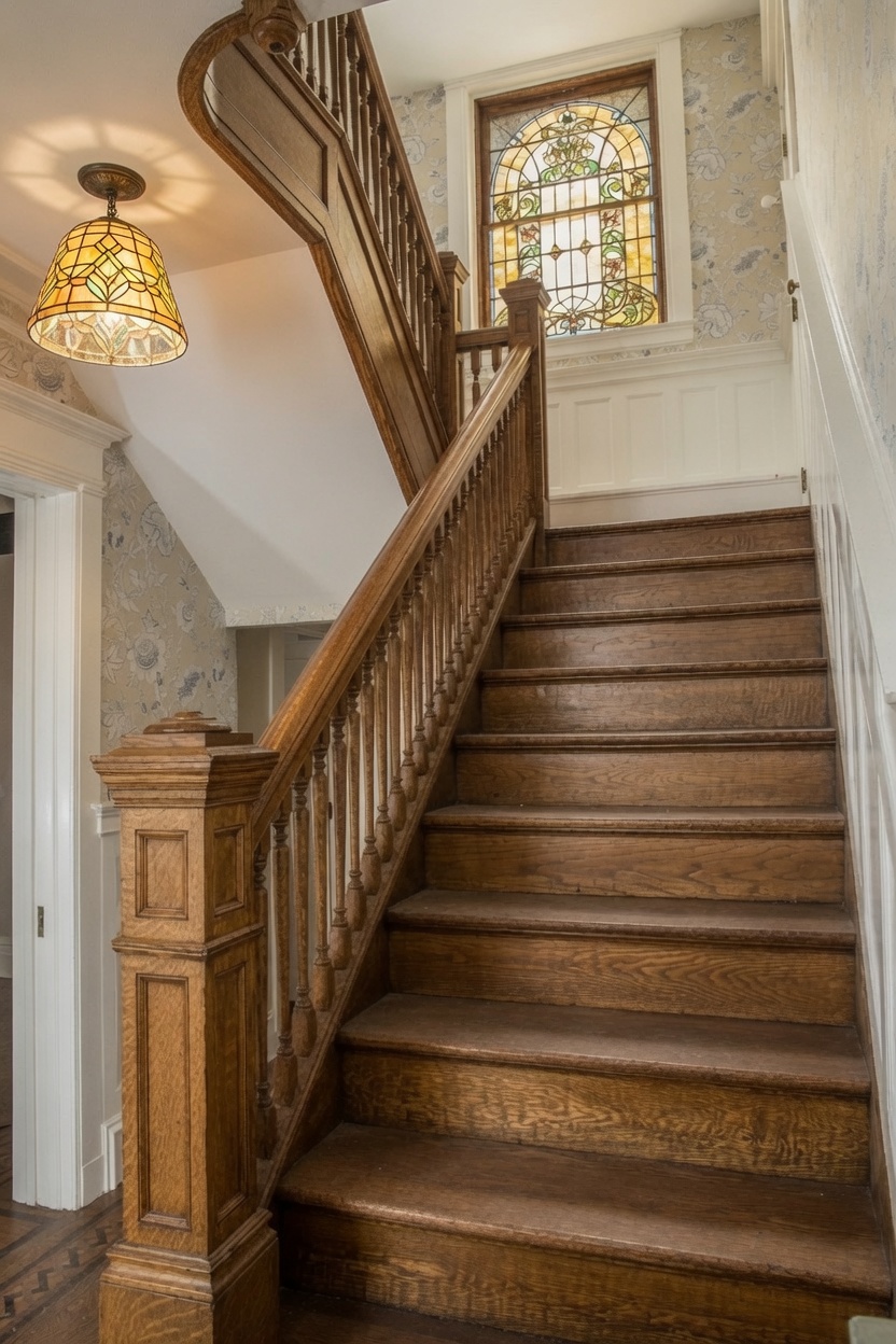 Completed historic renovation interior — sophisticated luxury residential space with timeless elegance